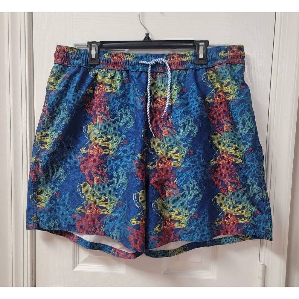 Southern Tide Men's Skipjack Octopus  Trunks XXL 5"